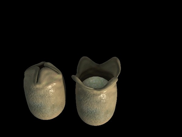 modeled facehugger egg 3d max - Facehugger N Egg. by Andrew Alonso